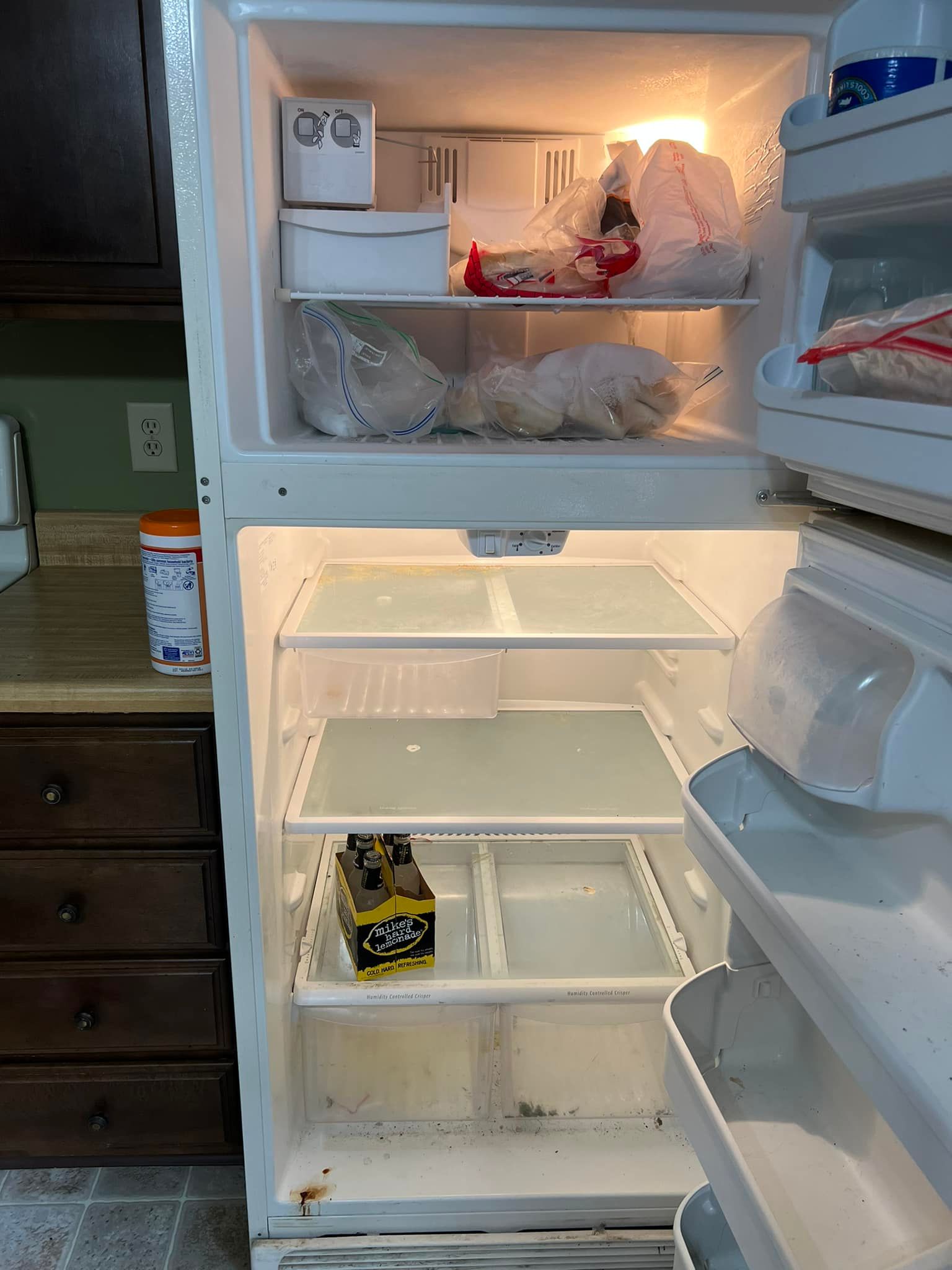 whole house clean out fridge